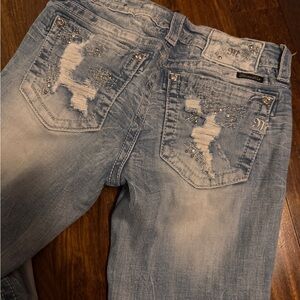 Miss Me Light Wash Distressed Jeans